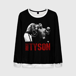 Свитшот мужской Майк Тайсон Mike Tyson, цвет: 3D-белый