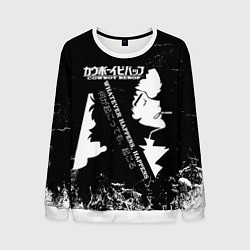 Свитшот мужской Ичиго, Бякуя, Тосиро и Гин - Bleach, цвет: 3D-белый