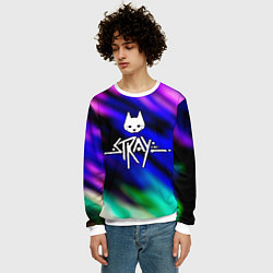 Свитшот мужской Stray, цвет: 3D-белый — фото 2