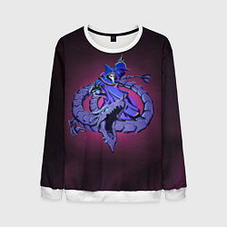 Свитшот мужской Лунатик-сектант, цвет: 3D-белый