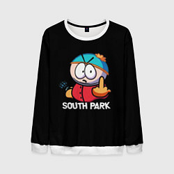 Свитшот мужской Южный парк Эрик South Park, цвет: 3D-белый