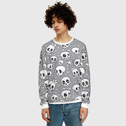 Свитшот мужской Skulls & bones, цвет: 3D-белый — фото 2