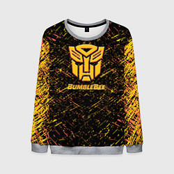 Свитшот мужской Bumblebee трансформеры, цвет: 3D-меланж