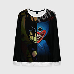 Свитшот мужской POPPY PLAYTIME BENDY AND THE INK MACHINE, цвет: 3D-белый