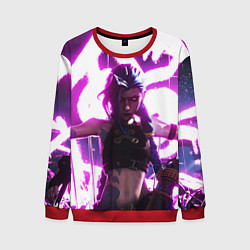 Свитшот мужской Arcane League Of Legends JINX NEON, цвет: 3D-красный