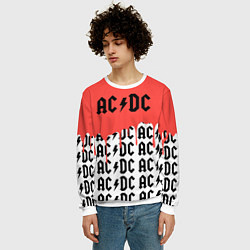 Свитшот мужской Ac dc rock, цвет: 3D-белый — фото 2