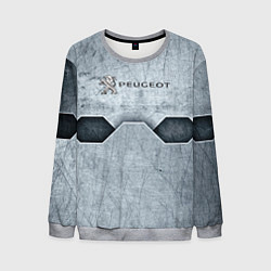 Свитшот мужской Peugeot металл, цвет: 3D-меланж