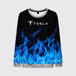 Свитшот мужской Tesla Fire, цвет: 3D-меланж