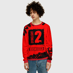 Свитшот мужской ДАИНГ ЛАЙТ 2 Краски 1, цвет: 3D-красный — фото 2