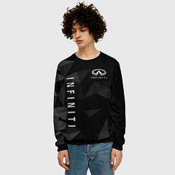 Свитшот мужской Infiniti Инфинити, цвет: 3D-черный — фото 2