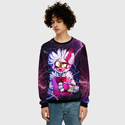 Свитшот мужской Foxy Five Nights at Freddys, цвет: 3D-черный — фото 2