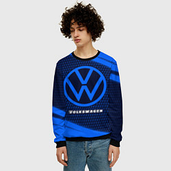 Свитшот мужской VOLKSWAGEN Volkswagen Абстракция, цвет: 3D-черный — фото 2