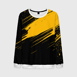 Мужской свитшот Black and yellow grunge