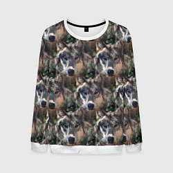 Мужской свитшот Волки клипарт wolfs