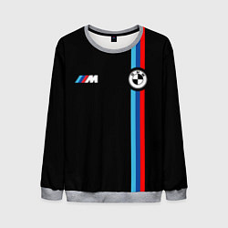 Свитшот мужской БМВ 3 STRIPE BMW, цвет: 3D-меланж