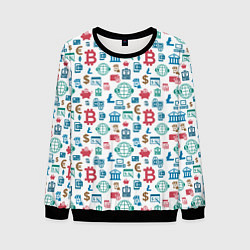 Мужской свитшот Виртуальная Валюта Currency