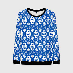 Свитшот мужской Blue Pattern Dope Camo Dope Street Market, цвет: 3D-черный