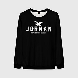 Свитшот мужской Узор Black Jorman Air Dope Street Market, цвет: 3D-черный