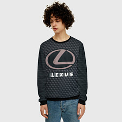 Свитшот мужской LEXUS Lexus - Карбон, цвет: 3D-черный — фото 2