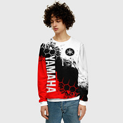 Свитшот мужской YAMAHA - ЯМАХА, цвет: 3D-белый — фото 2