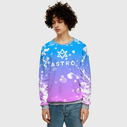 Свитшот мужской Astro, цвет: 3D-меланж — фото 2