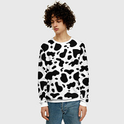 Свитшот мужской БУРЕНКА ПАТТЕРН, цвет: 3D-белый — фото 2