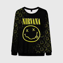 Мужской свитшот NIRVANA логотипы