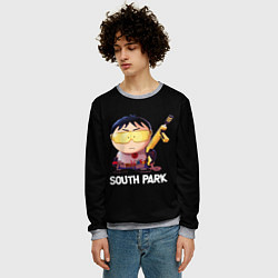 Свитшот мужской Южный парк - South Park, цвет: 3D-меланж — фото 2