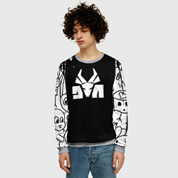 Свитшот мужской Die antwoord, цвет: 3D-меланж — фото 2