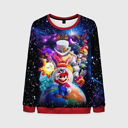 Свитшот мужской Super Mario Odyssey Space Video game, цвет: 3D-красный