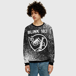 Свитшот мужской Blink 182 КОТ Спрей, цвет: 3D-черный — фото 2