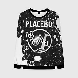 Свитшот мужской Placebo - КОТ - Брызги, цвет: 3D-черный