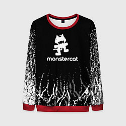Свитшот мужской Monstercat, цвет: 3D-красный