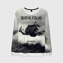 Свитшот мужской Burzum - Draugen, цвет: 3D-белый