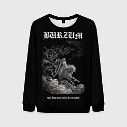 Свитшот мужской Burzum ishi krimpatul, цвет: 3D-черный