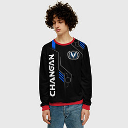 Свитшот мужской CHANGAN -ЧАНГАН ТЕХНОЛОГИИ, цвет: 3D-красный — фото 2