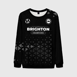 Свитшот мужской Brighton Форма Champions, цвет: 3D-черный