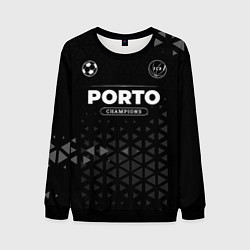 Свитшот мужской Porto Форма Champions, цвет: 3D-черный