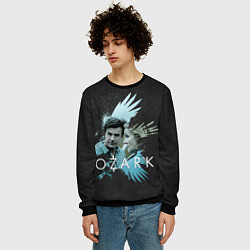 Свитшот мужской Ozark Marty and Wendy, цвет: 3D-черный — фото 2