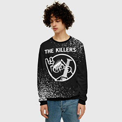 Свитшот мужской The Killers - КОТ - Краска, цвет: 3D-черный — фото 2