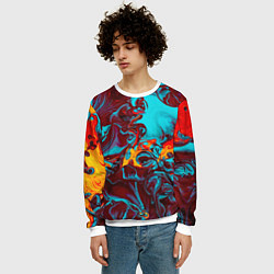 Свитшот мужской Каляка-маляка, цвет: 3D-белый — фото 2