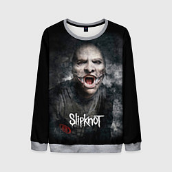 Свитшот мужской Slipknot - The Gray Chapter - Corey Taylor, цвет: 3D-меланж