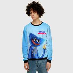 Свитшот мужской Скромный Хаги Ваги, цвет: 3D-черный — фото 2