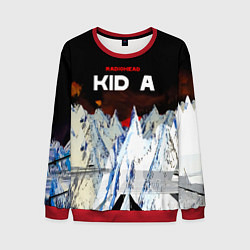 Свитшот мужской Kid A - Radiohead, цвет: 3D-красный
