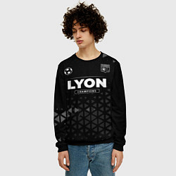 Свитшот мужской Lyon Champions Uniform, цвет: 3D-черный — фото 2