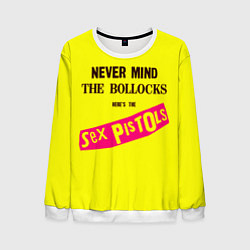 Свитшот мужской Never Mind the Bollocks, Heres the Sex Pistols, цвет: 3D-белый