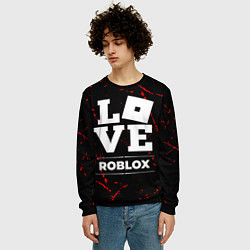 Свитшот мужской Roblox Love Классика, цвет: 3D-черный — фото 2