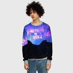 Свитшот мужской Life Is Strange - абстракция, цвет: 3D-меланж — фото 2