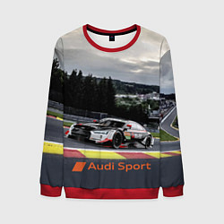 Свитшот мужской Audi Sport Racing team Ауди Спорт Гоночная команда, цвет: 3D-красный