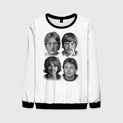 Свитшот мужской LEGENDS JOHN LENNON PAUL MCCARTNEY RINGO STARR GEO, цвет: 3D-черный